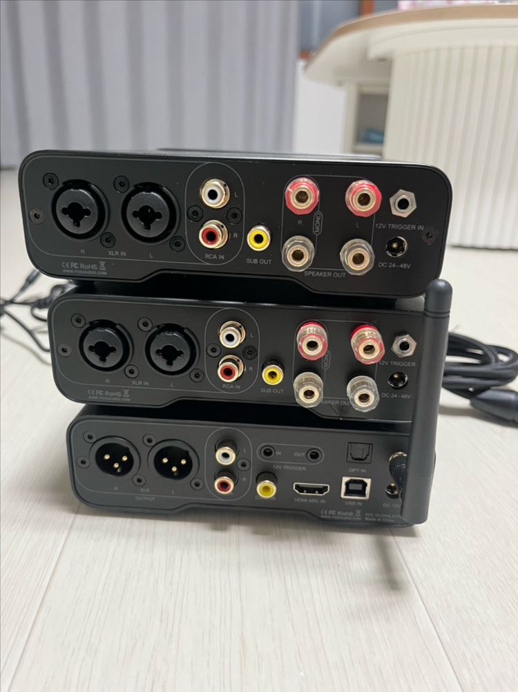 fosi za3앰프 2개, zd3 dac프리앰프 1개 모노모노구성 세트 이미지