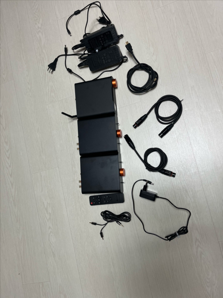 fosi za3앰프 2개, zd3 dac프리앰프 1개 모노모노구성 세트 이미지