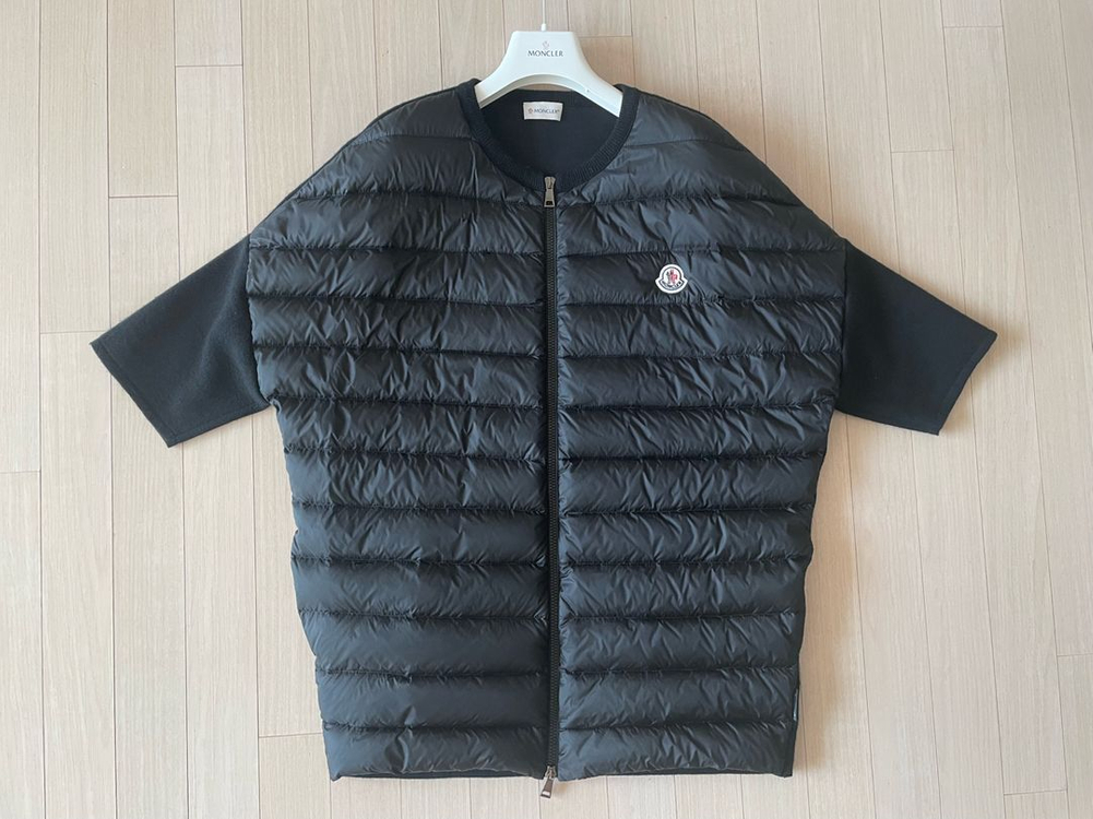 (정품)몽클레어 경량니트 블랙 베스트 S사이즈 이미지