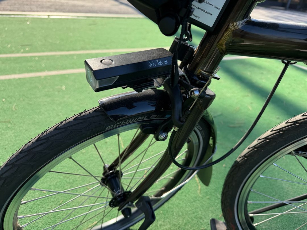 브롬톤 C라인 익스플로어 위드랙 미드핸들 블랙라카 12단 이미지