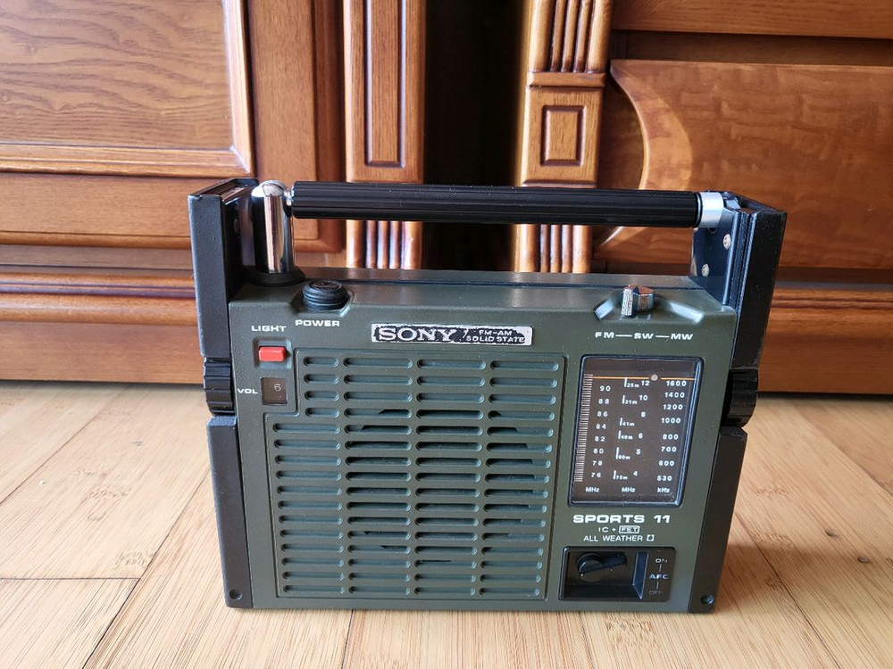 소니 ICF-111,3밴드BCL라디오,NO-2 이미지