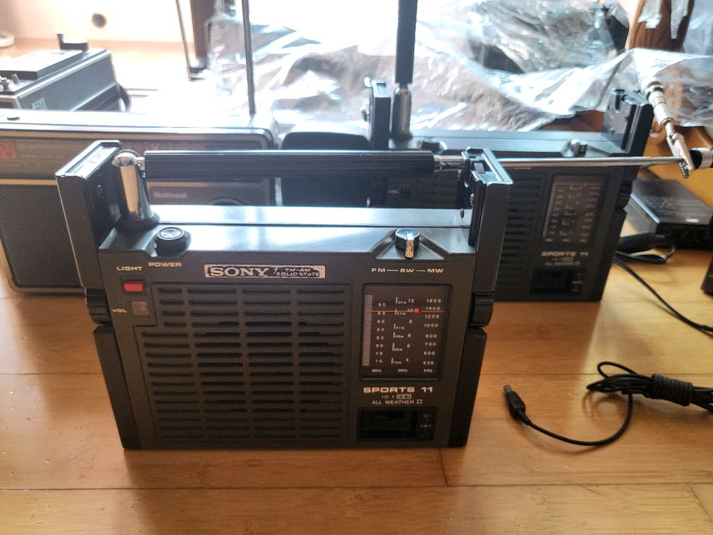소니 ICF-111,3밴드BCL라디오,NO-2 이미지