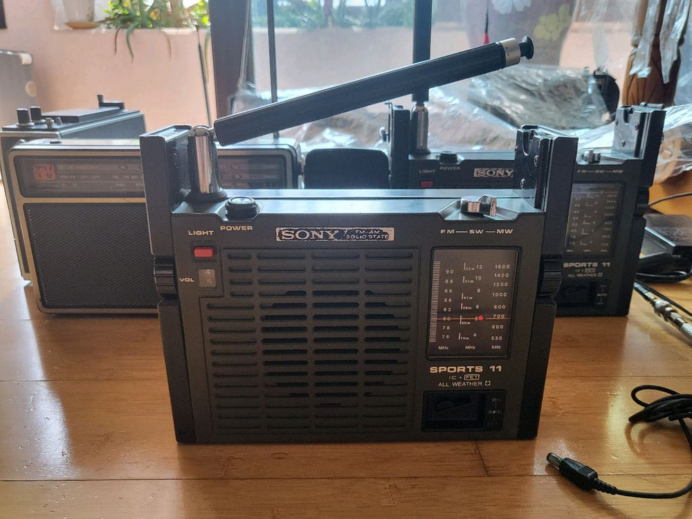 소니 ICF-111,3밴드BCL라디오,NO-2 이미지