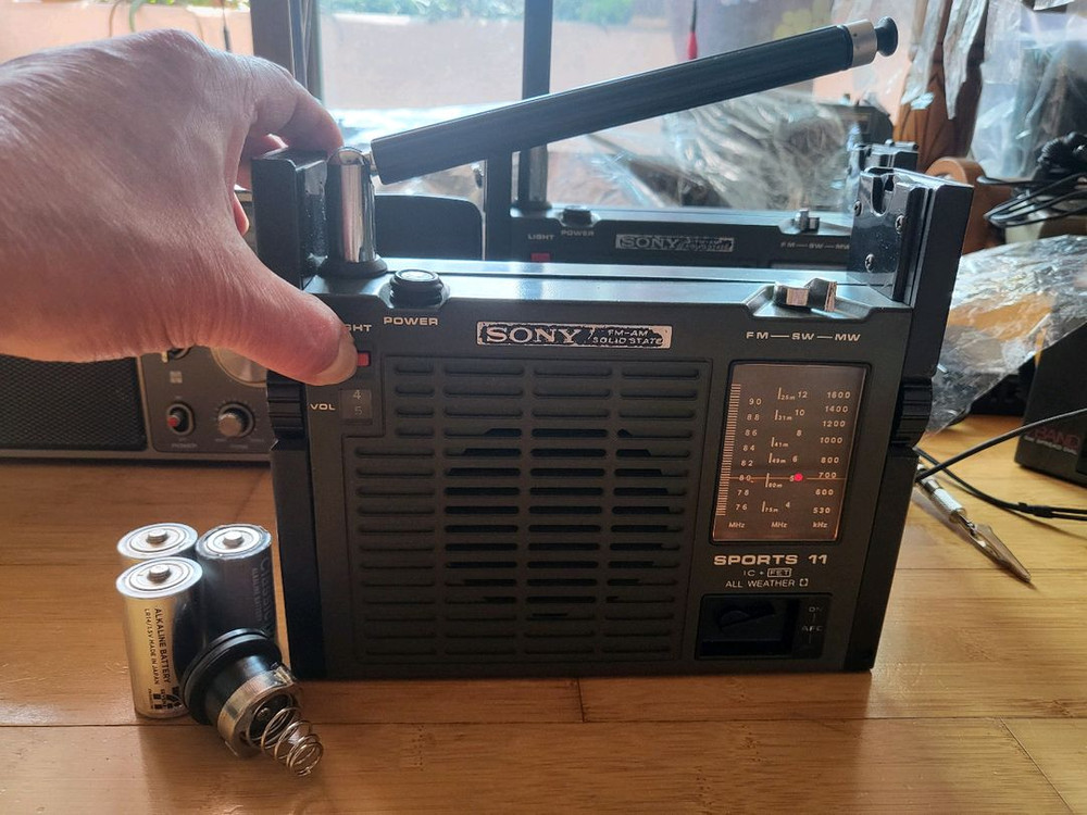 소니 ICF-111,3밴드BCL라디오,NO-2 이미지