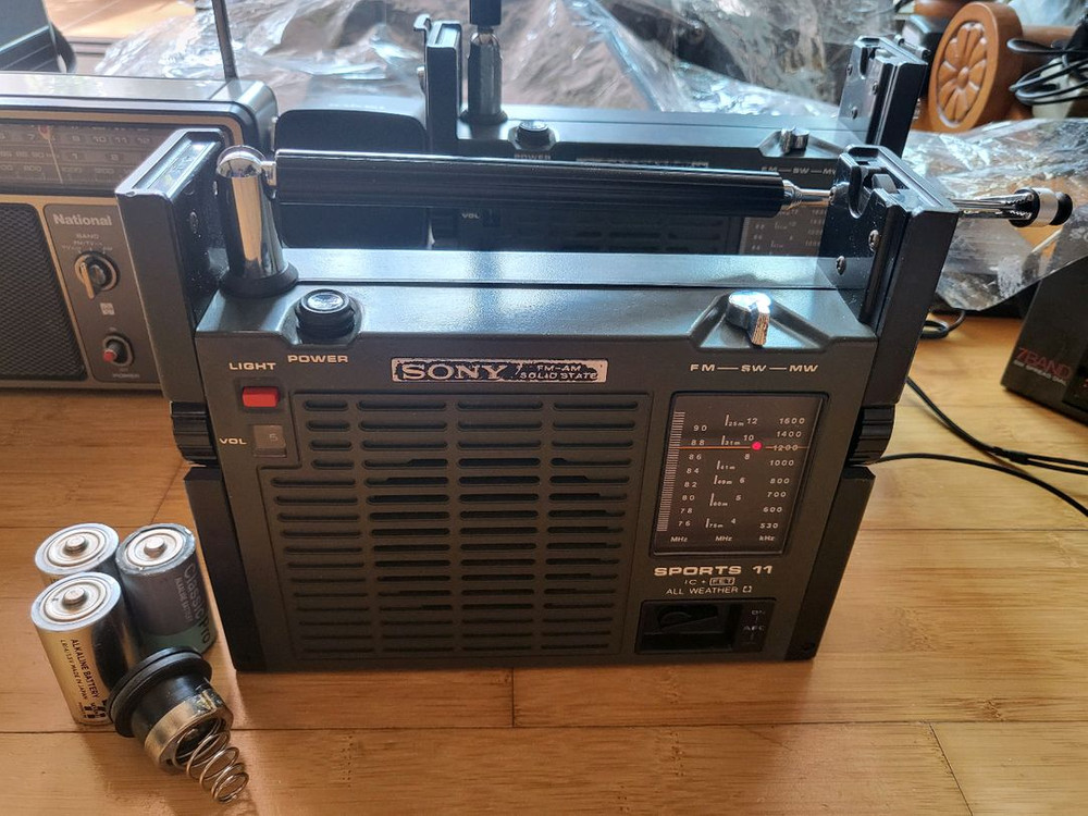 소니 ICF-111,3밴드BCL라디오,NO-2 이미지