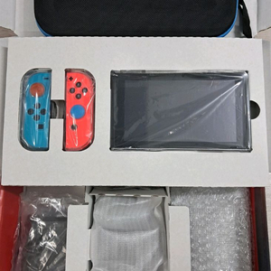 닌텐도 스위치 배터리개선 풀박스 A급 + 악세사리 이미지