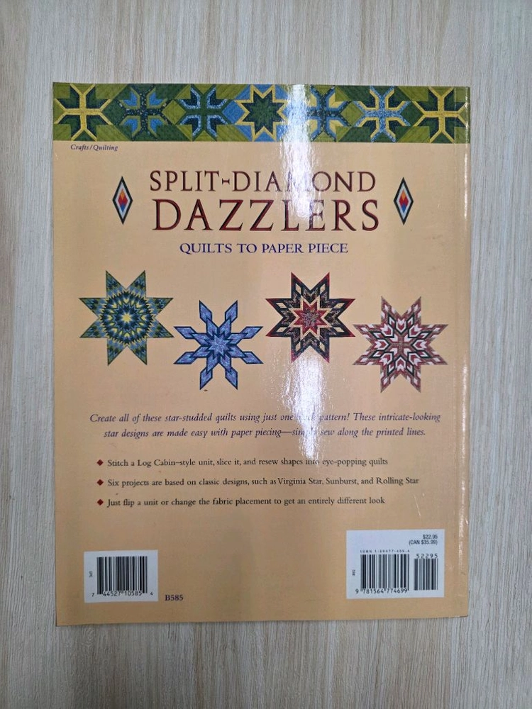 퀼트원서 SPLIT DIAMOND DAZZLERS 수공예책 DIY도서 이미지