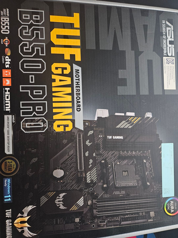 ASUS TUF GAMING B550-PRO 메인보드 이미지