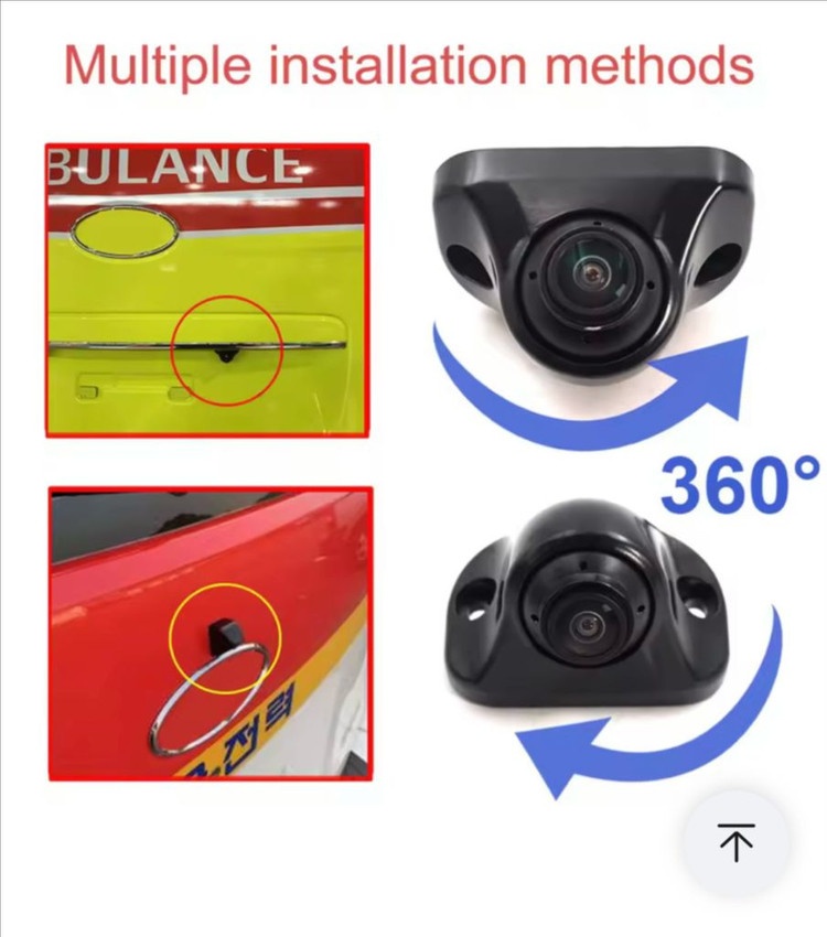 (새제품) 후방카메라 + 7인치 룸미러 모니터 풀세트 (BOYOVTM700M 7인치+ 소니센서) 이미지