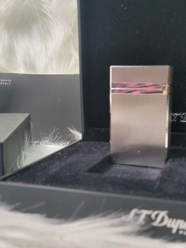 [새상품,풀세트] 듀퐁라이터 라인2 ca16181 은장 듀퐁 라이타 이미지