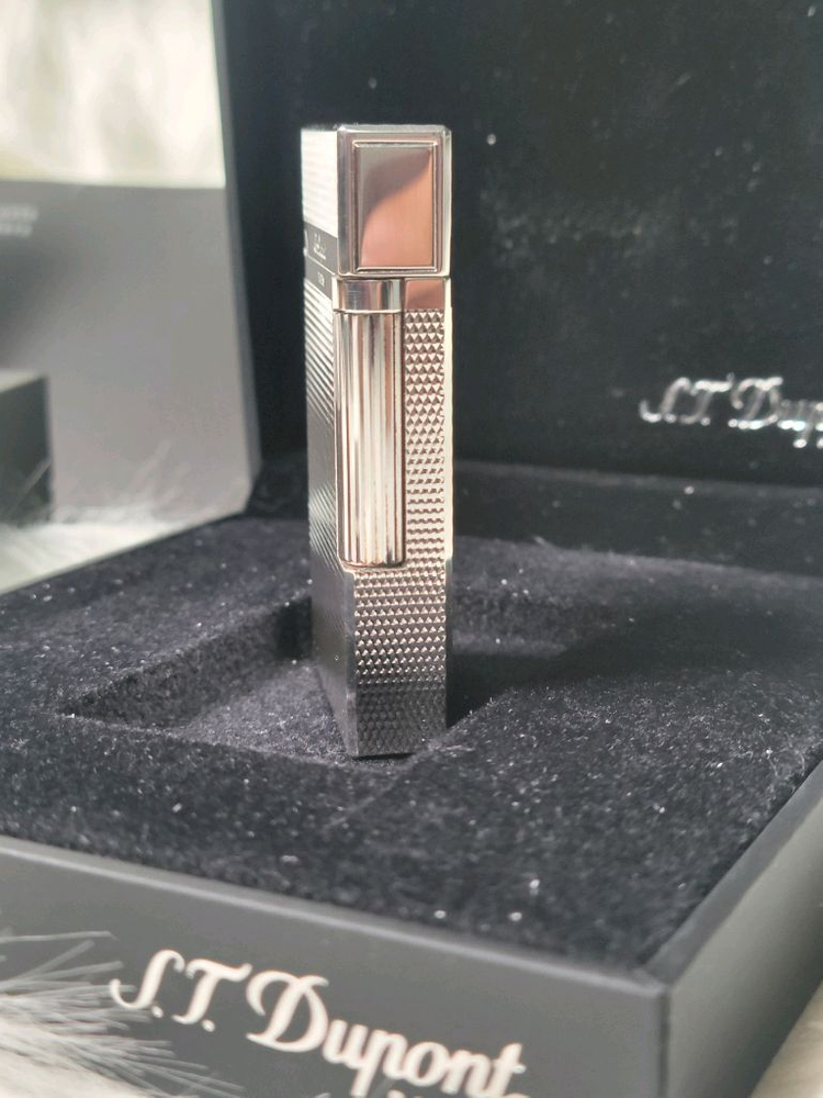 [새상품,풀세트] 듀퐁라이터 라인2 ca16181 은장 듀퐁 라이타 이미지