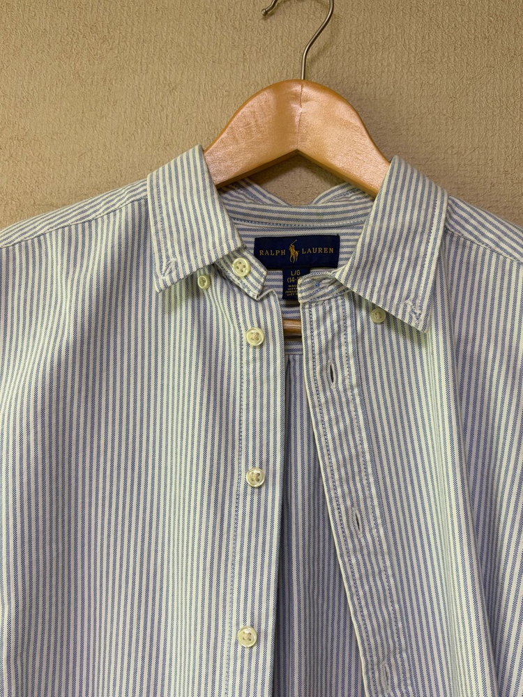폴로 보이즈 스트라이프 셔츠 L 이미지