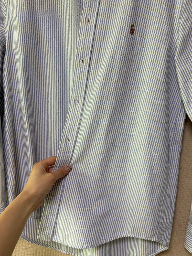 폴로 보이즈 스트라이프 셔츠 L 이미지