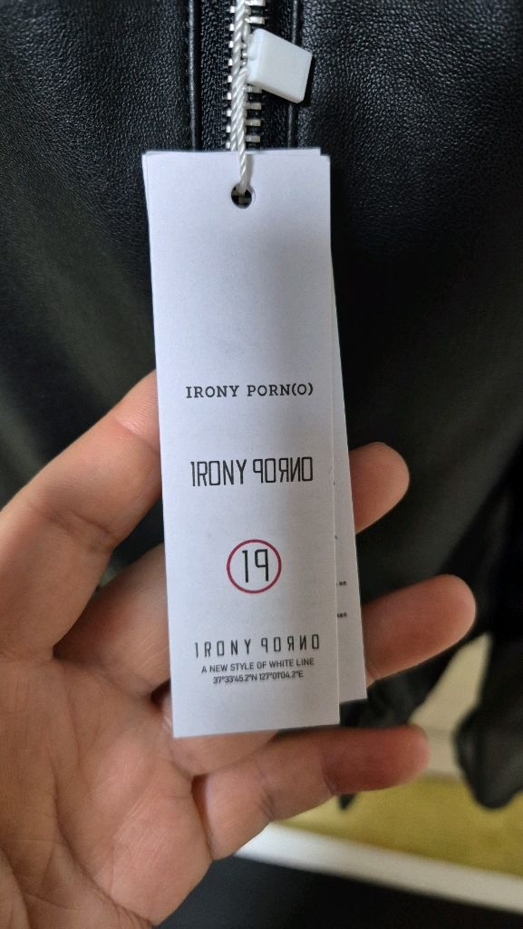 아이러니 레더자켓 M사이즈 이미지