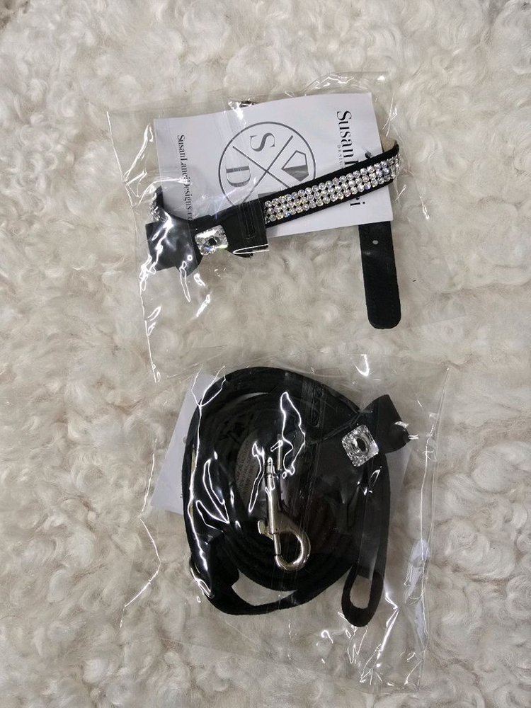 수잔랜시 루이독 강아지 목줄 하네스 세트 이미지