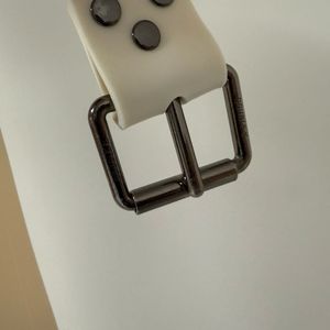 더블케이 실리콘 벨트 화이트 이미지