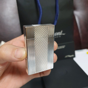 [새상품,풀세트] 듀퐁라이터 라인2 ca16930 은장 듀퐁 라이타 이미지