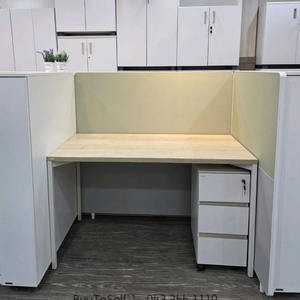 데스커책상(1200*600)3단슬림서랍 대량판매 이미지