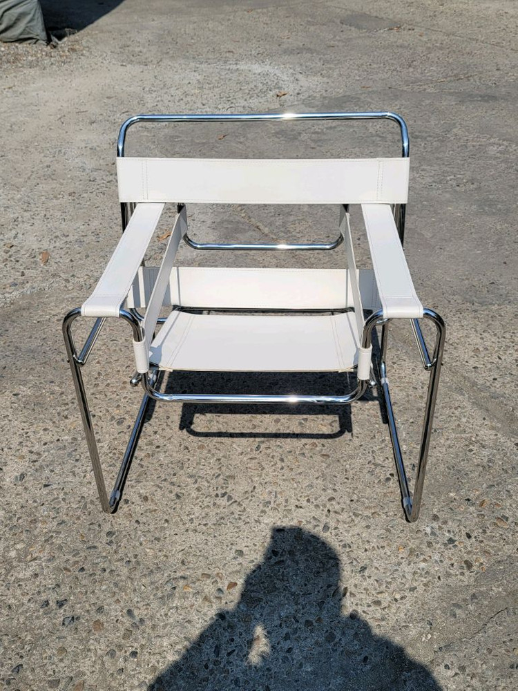 (직거래만)바실리 체어(Wassily Chair) 화이트 인테리어의자 이미지