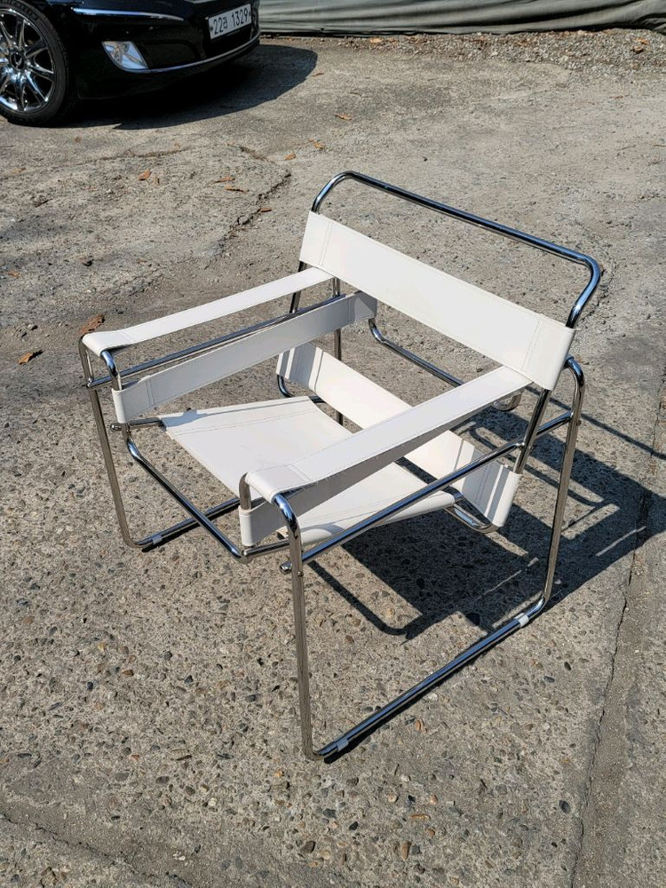 (직거래만)바실리 체어(Wassily Chair) 화이트 인테리어의자 이미지