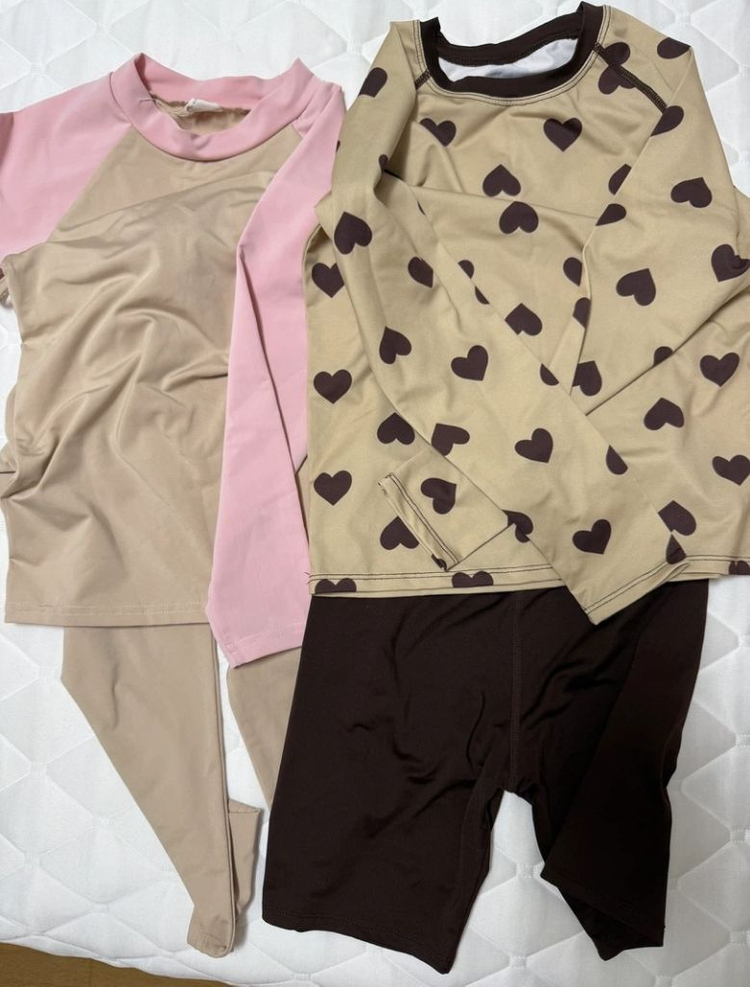 주니어 래쉬가드 수영복 3종, 스윔햇 일괄 판매 이미지