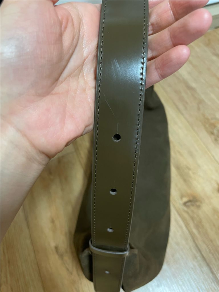 낫띵리튼 숄더백 호보백 스웨이드 브라운 이미지