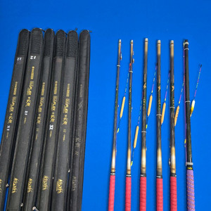 은성 다이아플렉스 신수향 21쌍포 32칸 3대 그랜드수향 32칸 낚시대 상태A급 돼지감자찌 풀채비 이미지