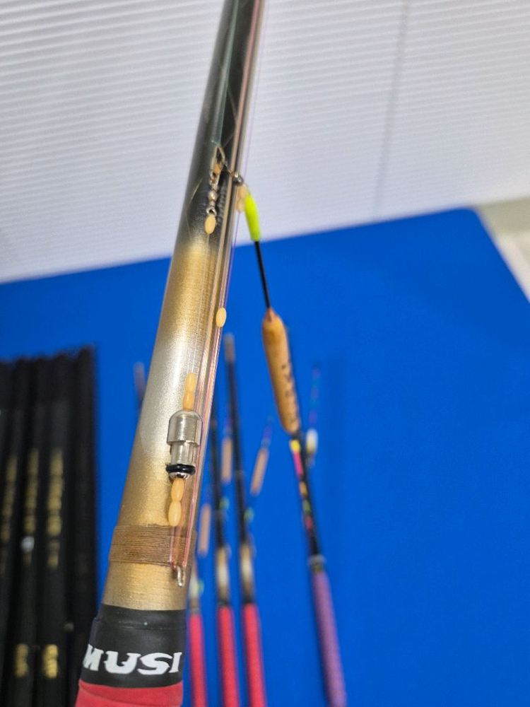 은성 다이아플렉스 신수향 21쌍포 32칸 3대 그랜드수향 32칸 낚시대 상태A급 돼지감자찌 풀채비 이미지