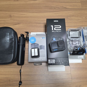 고프로12 방수케이스 볼타 배터리팩 등 구성셋팝니다 이미지