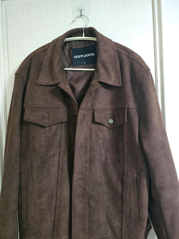 도프제이슨 풀업 스웨이드 트러커 자켓 MOCHA 이미지