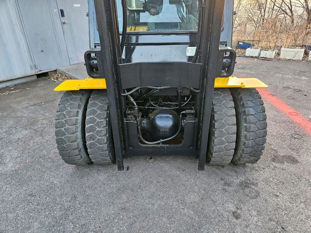 중고지게차 현대 포렉스 45D 디젤 4.5톤 3단 지게차 (편개식자동발, 3단,올캐빈,덧발) 이미지