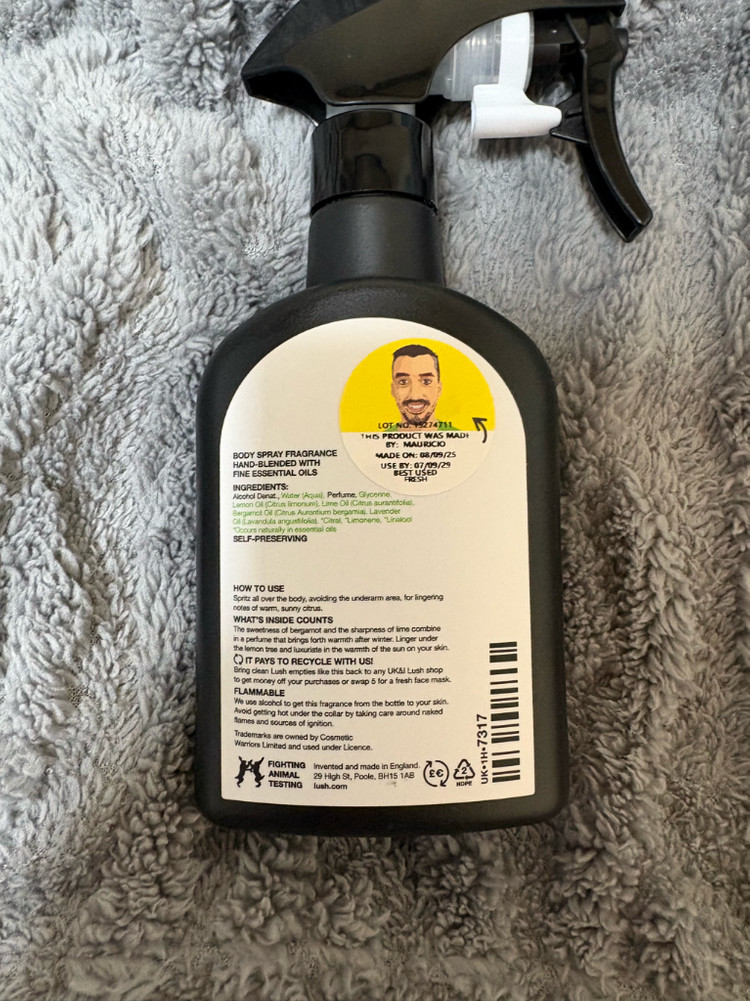 러쉬 대드스 가든 레몬 트리 바디스프레이, 슈퍼밀크 헤어프라머 이미지