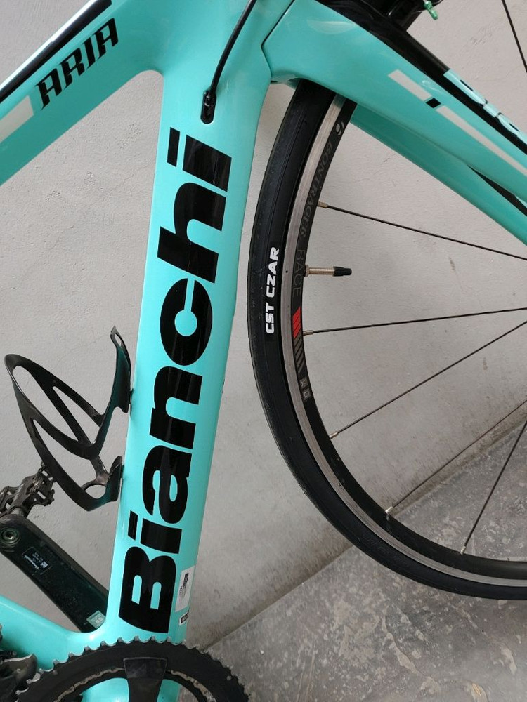 상태S급 20년 비앙키 아리아 풀 레코드 카본 로드자전거 44이즈 팔아요. 이미지