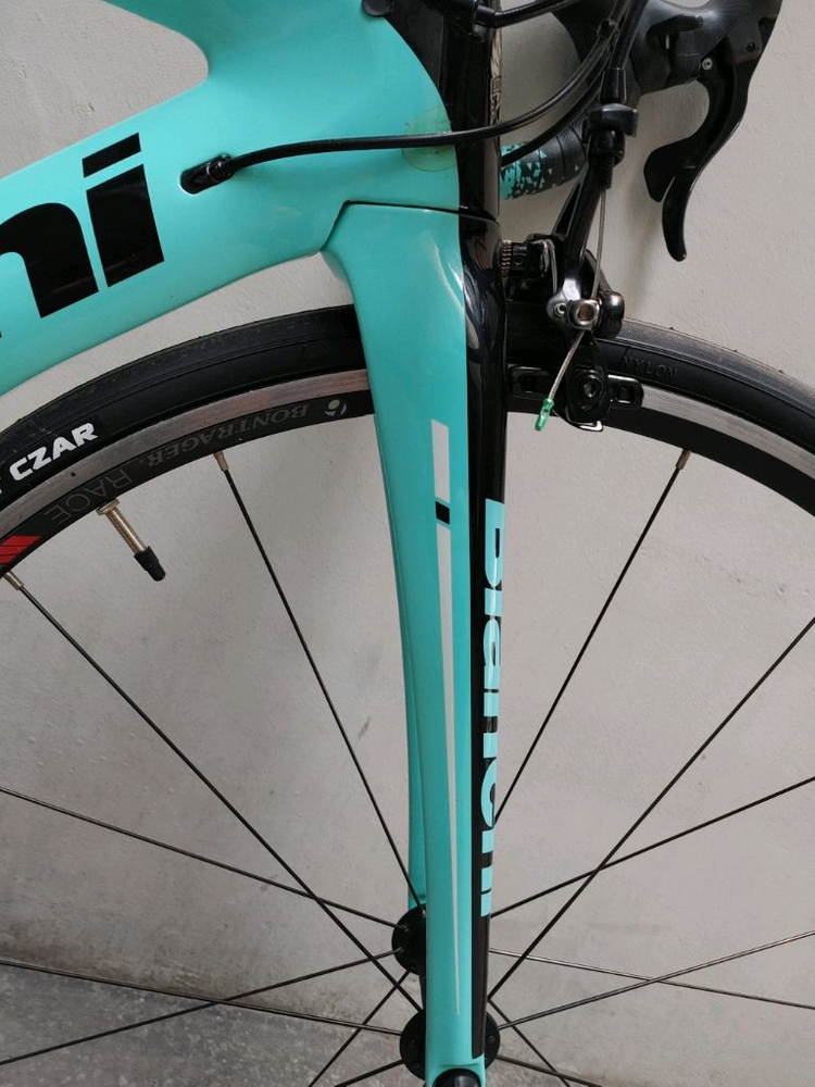 상태S급 20년 비앙키 아리아 풀 레코드 카본 로드자전거 44이즈 팔아요. 이미지