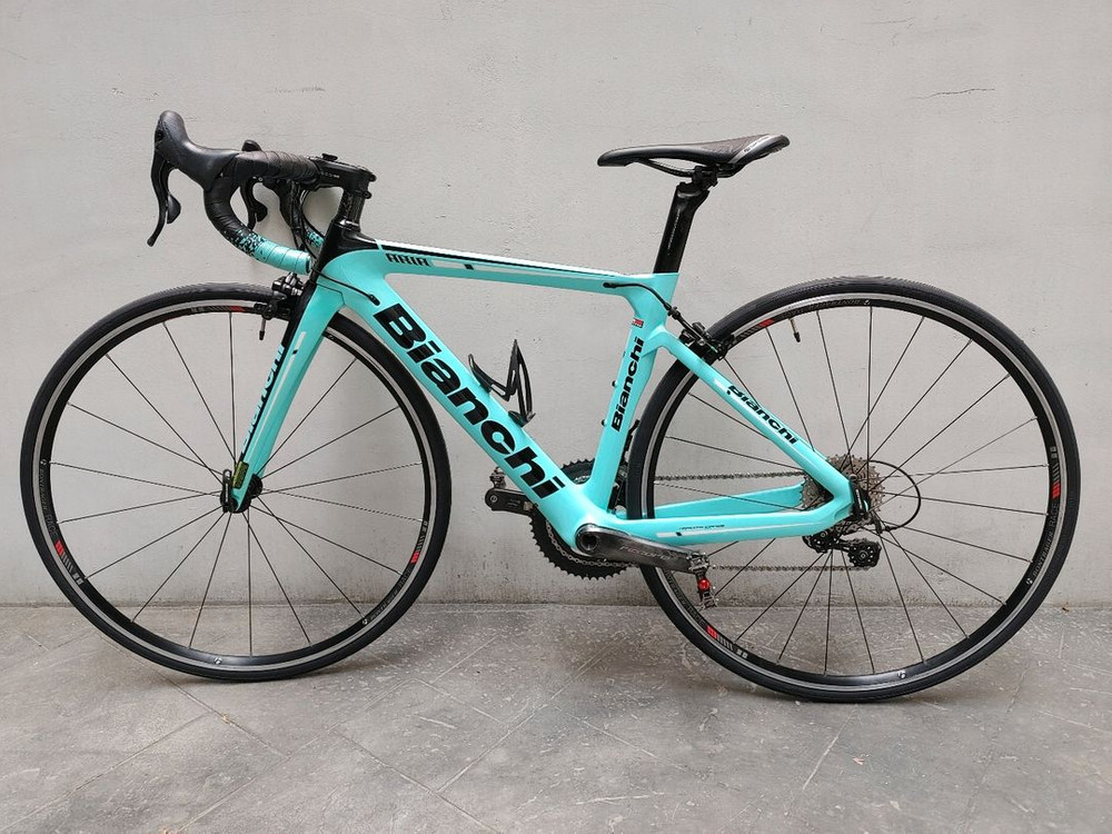 상태S급 20년 비앙키 아리아 풀 레코드 카본 로드자전거 44이즈 팔아요. 이미지