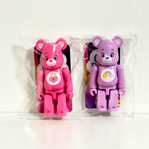 [한정판]베어브릭 - 43탄 케어베어 핑크+퍼플 세트(애니멀) 이미지