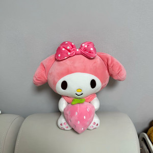 마이멜로디 딸기 인형 대형 이미지