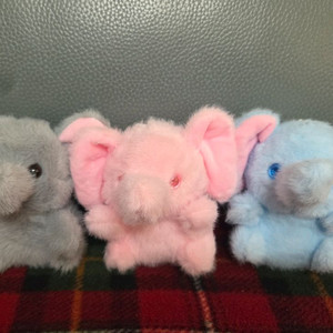 귀여운 아기코끼리 인형키링 새상품 3종 일괄판매 이미지