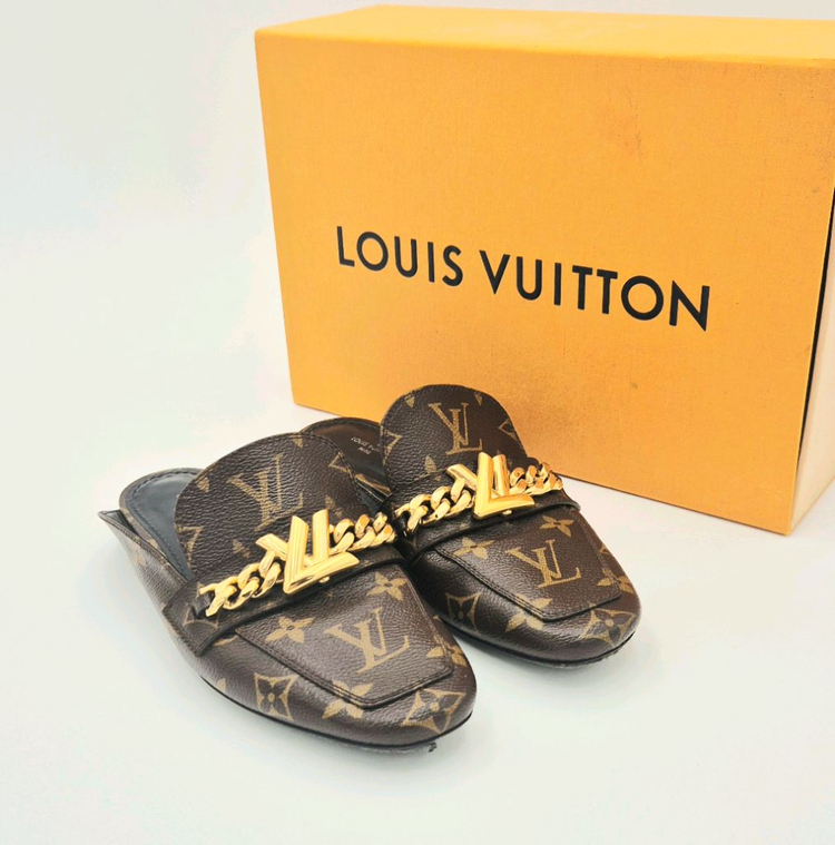 [중고명품셀렉트]루이비통 어퍼케이스 여성 뮬 슬리퍼 36 이미지