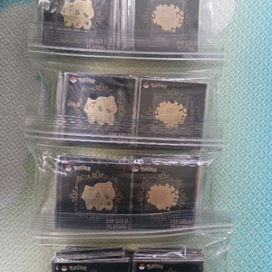 포켓몬 금박 띠부씰 50종 49종(뮤X)판매 이미지