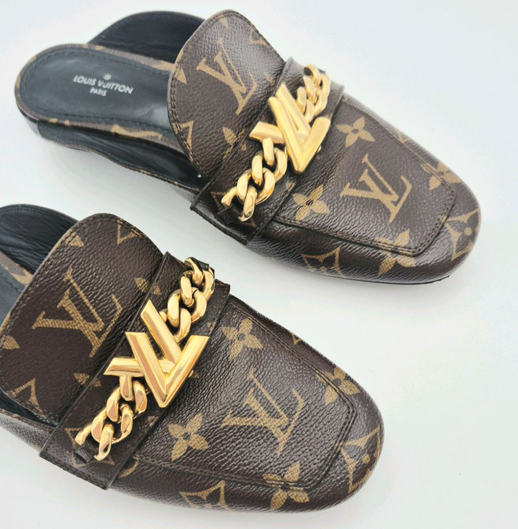 [중고명품셀렉트]루이비통 어퍼케이스 여성 뮬 슬리퍼 36 이미지