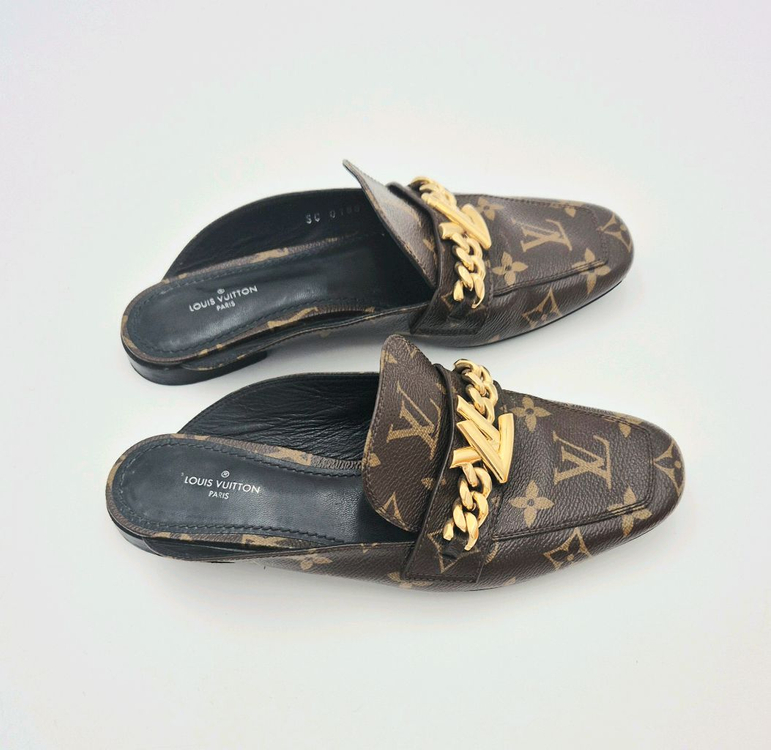 [중고명품셀렉트]루이비통 어퍼케이스 여성 뮬 슬리퍼 36 이미지