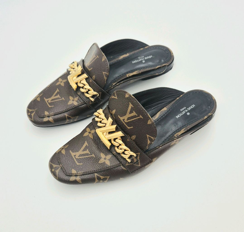 [중고명품셀렉트]루이비통 어퍼케이스 여성 뮬 슬리퍼 36 이미지