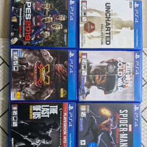 PS4 게임 타이틀 6종 이미지
