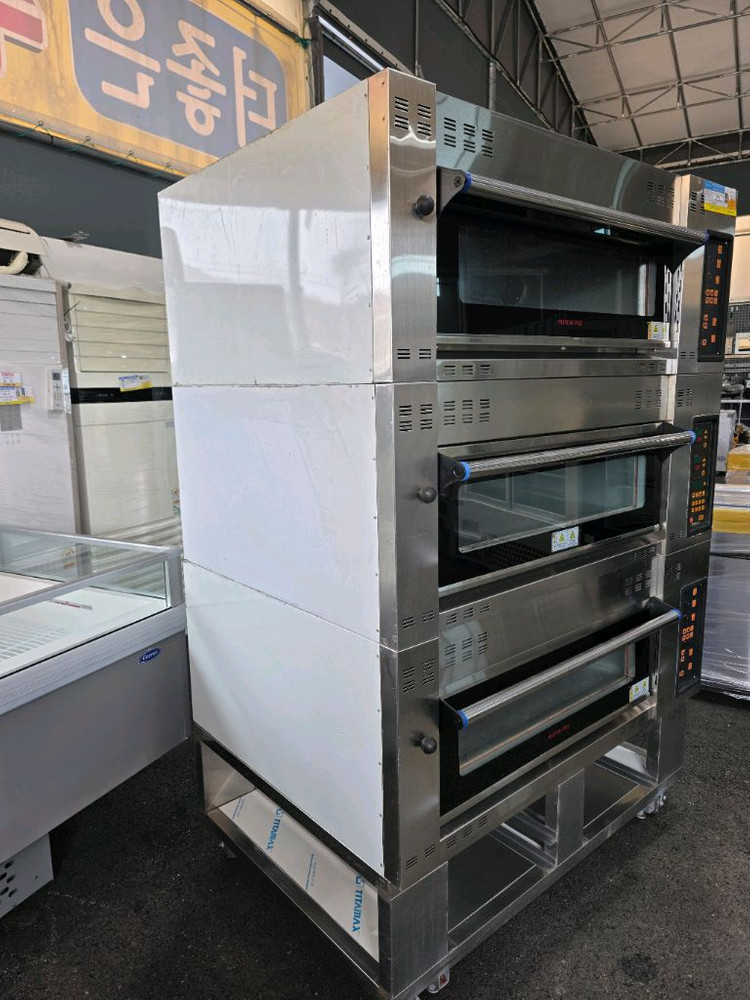 업소용 데크오븐 2매 3단/ 팬텀 데크오븐 2매 2단+대교 데크오븐 2매 1단(스팀) 이미지