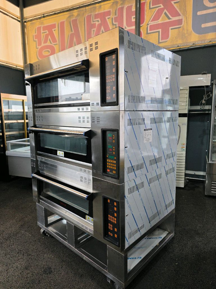 업소용 데크오븐 2매 3단/ 팬텀 데크오븐 2매 2단+대교 데크오븐 2매 1단(스팀) 이미지