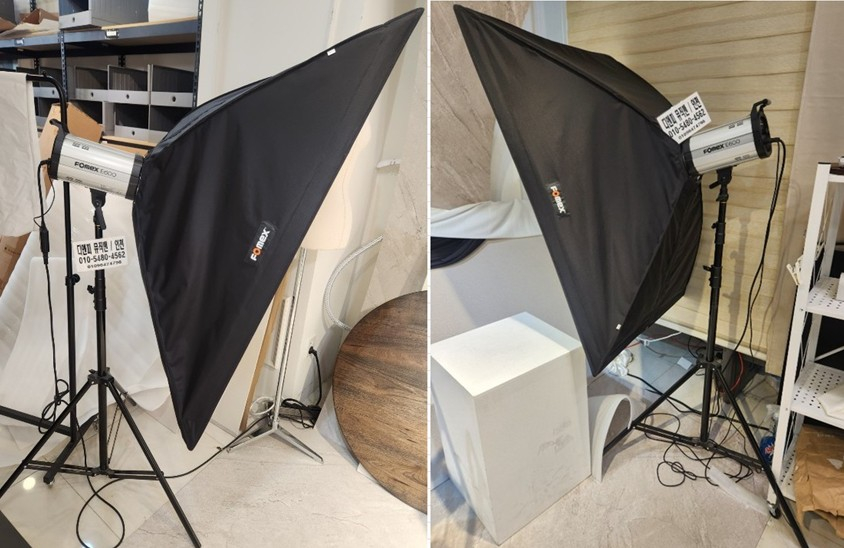 포맥스(Fomex)E600 스트로보4대및 스튜디오 조명 세트 A60330 이미지