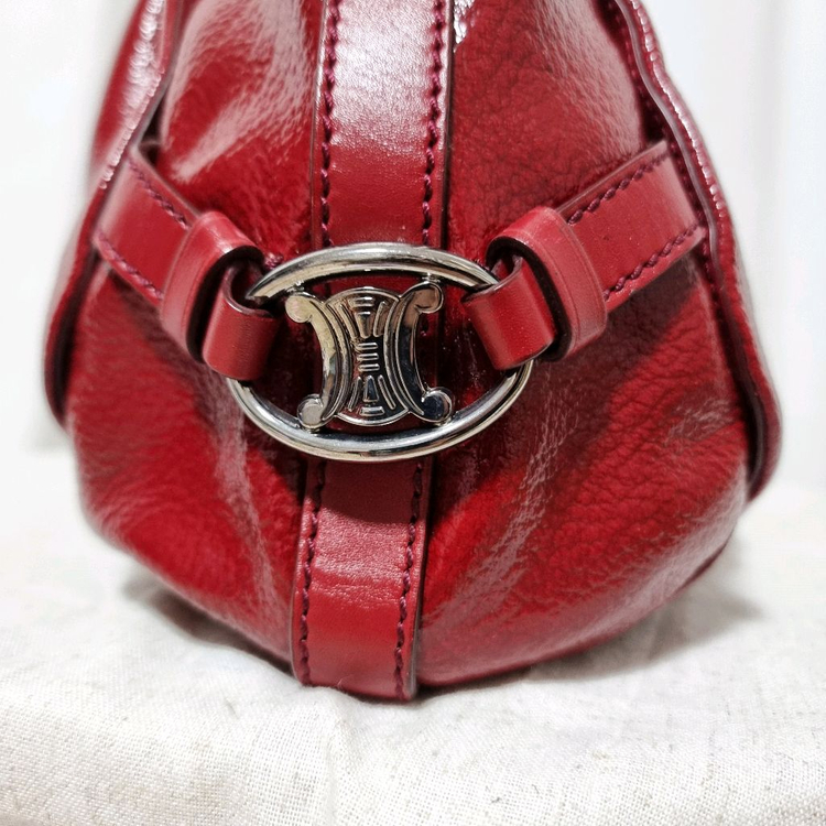 셀린느 에나멜 가죽 토트백 레더 핸드백 가방 (사이즈 넉넉하고 상태좋음) 이미지