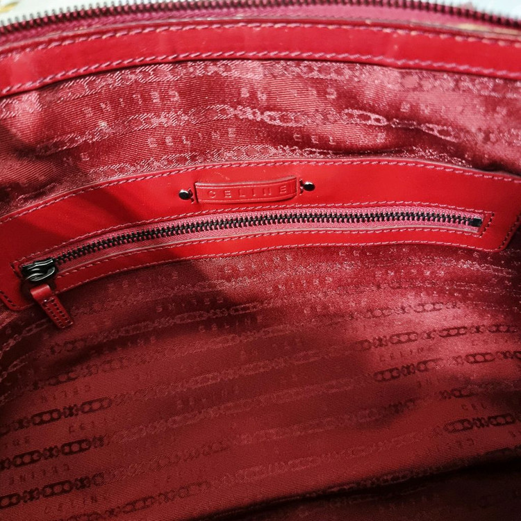 셀린느 에나멜 가죽 토트백 레더 핸드백 가방 (사이즈 넉넉하고 상태좋음) 이미지