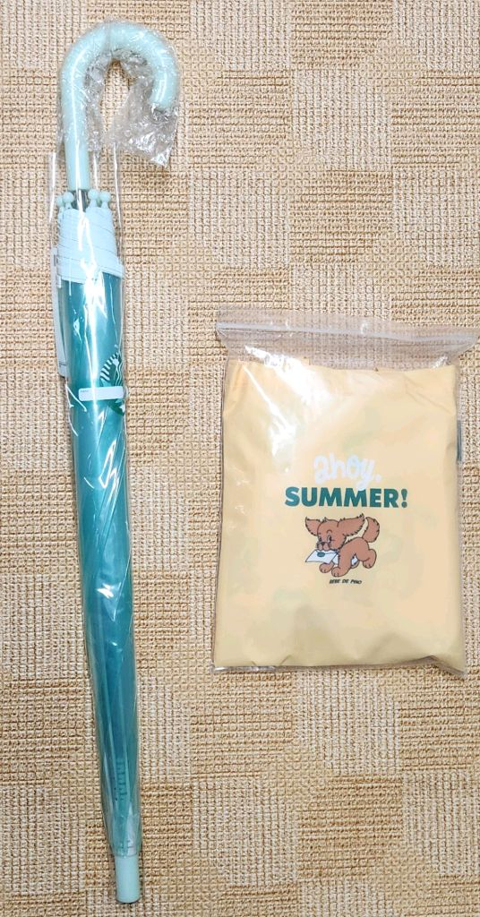 스타벅스 민트 어린이 우산 이미지